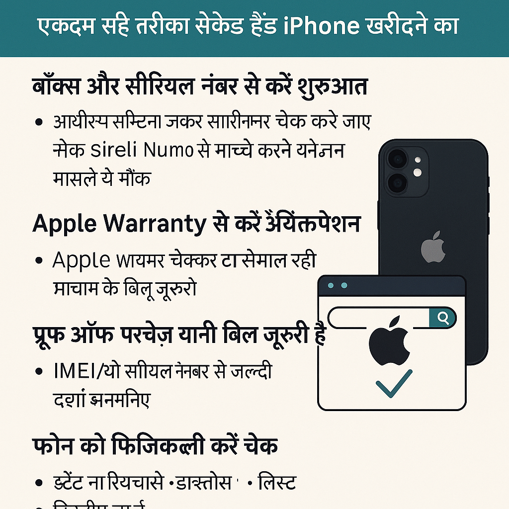 iPhone Second Hand Buying Tips India