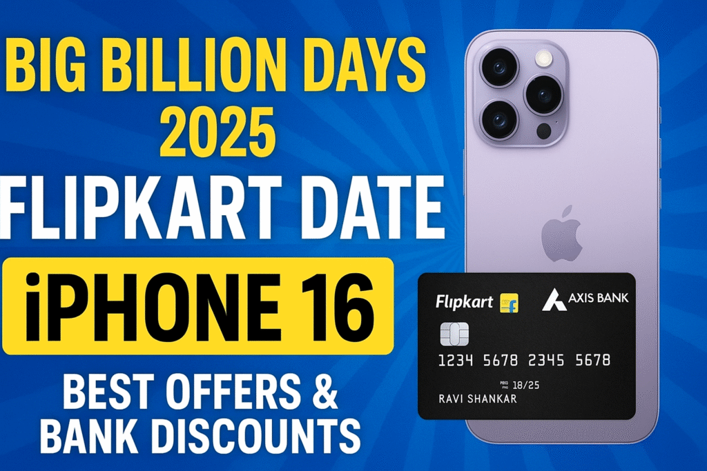 Big Billion Days 2025 Flipkart Date