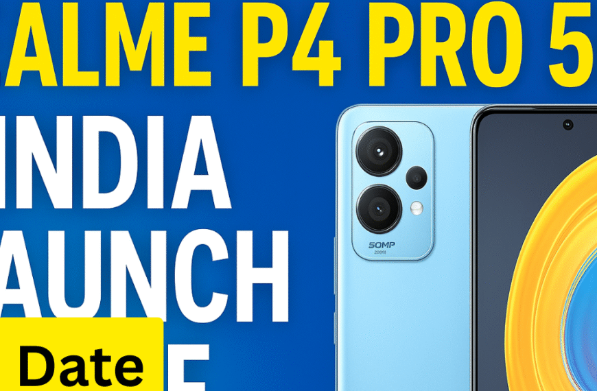 Realme P4 Pro 5G India Launch Date